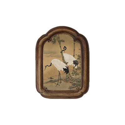 电视柜面小摆件树脂工艺装饰品挂中桌古书房画欧复EWW式古高级感