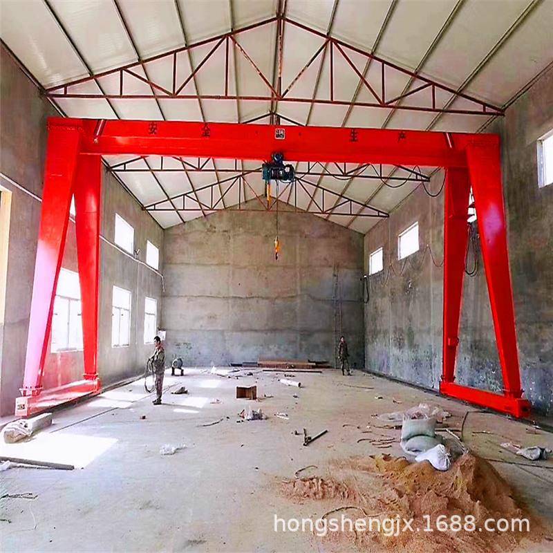 简电动遥控FIO龙门架龙2吨吨车间向移动无轨龙门万架升降式易门架