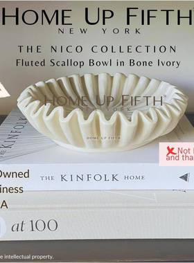 凹889981槽荷叶边饰居碗-客厅造型咖啡书架和控制台装桌造型家桌