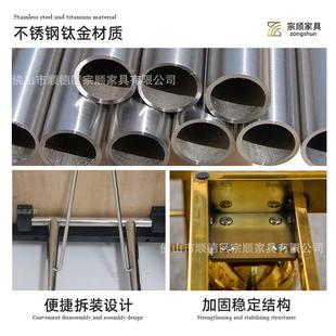 酒店会桌动培桌折叠培训桌活不锈钢201防火板议面IBZS ZD864M训桌