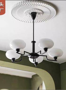 包豪斯餐吊灯24158复古法式客灯简约现代厅厅奶油风欧中古客厅灯