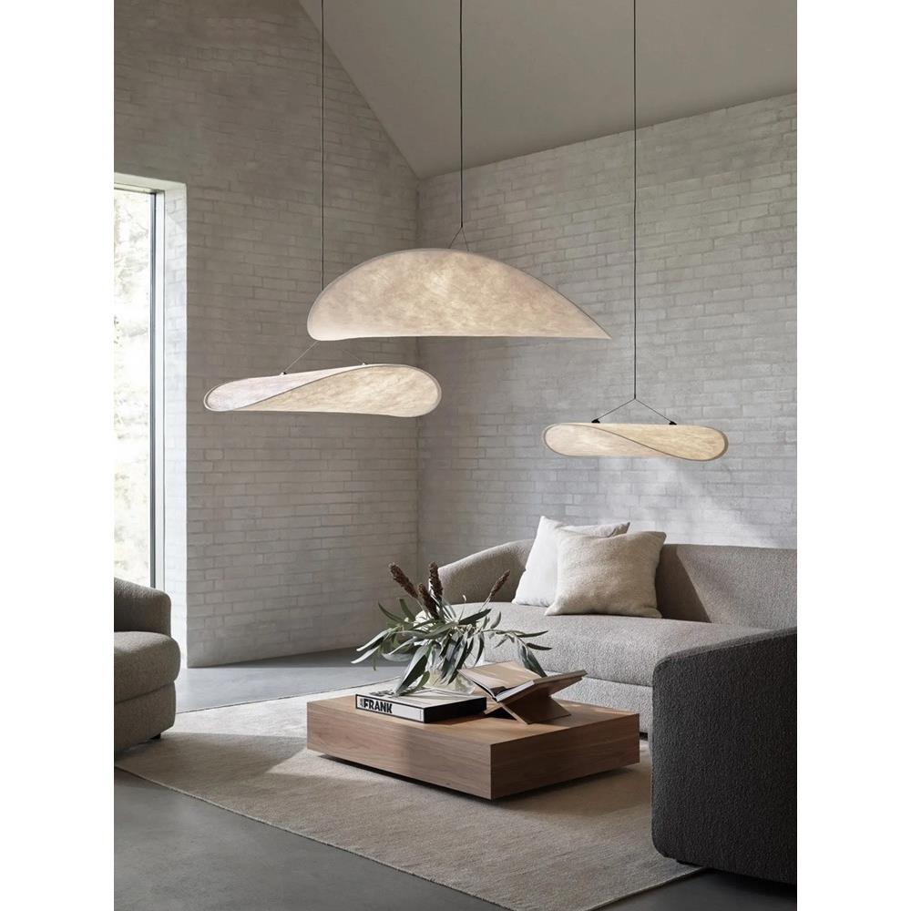 麦N丹eWorks日式298侘w寂风客厅餐蚕丝吊灯北欧民厅宿设计师艺术