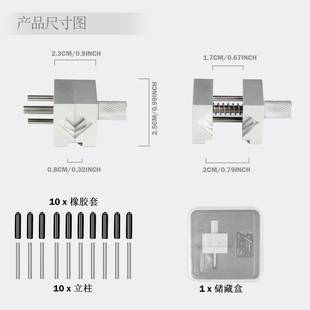 d金属迷你小656台B钳零件改造涂刷切割六iy夹持工具款 带角槽