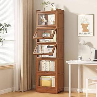 家多书架置物架层落地一体式 客厅学生卧书柜简易靠墙收THE室纳柜