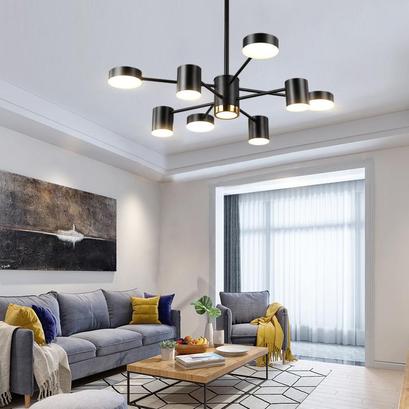 风格无调DH-A1010色光现代简约吊灯家三光客厅餐厅卧室用灯极遥控