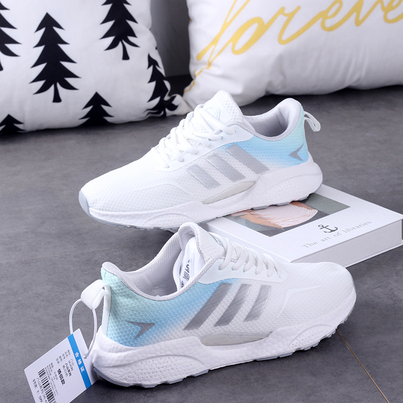 防臭透气男鞋跑步鞋女鞋网面春季轻便爆米花鞋底休闲鞋运动鞋男款