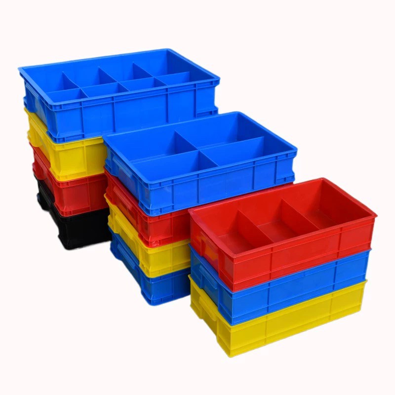 五金塑料分格收纳盒零件盒塑料格子筐元件螺丝配件多格工具箱周转