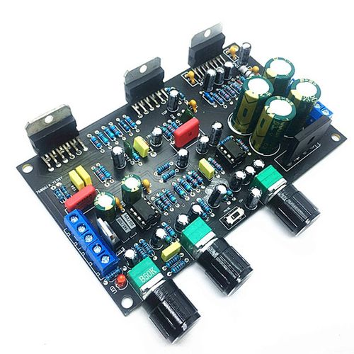 大功率前后级一体2.1声道TDA7294/TDA7265三并联调音立体声功放板