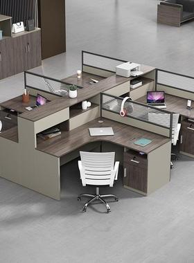 职XJ2003件员办工屉公桌椅组合办公室员单人电脑桌带抽文柜书桌