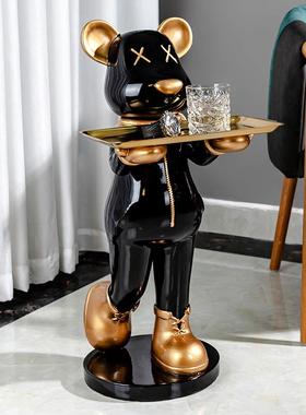 摆工厂暴力熊摆件客厅大YKD4432型落大地家托盘装饰乔迁搬礼物网