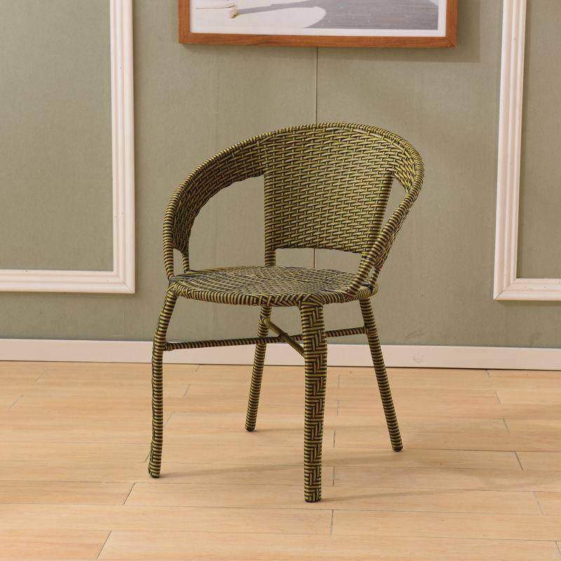 阳台室椅子CFW户外藤椅单休闲靠约背椅编织家用庭院外简小腾桌椅,住宅家具,餐椅,淘宝优惠券,粉丝福利购,淘宝优惠卷