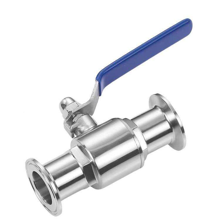 304不锈钢卫生级阀手快球装球动阀卡式725食品级盘卡箍直通焊接阀