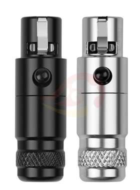 升级版雾面minixlr 3芯4芯 Abyss1266 lcd2 DT1770 HD490PRO插头