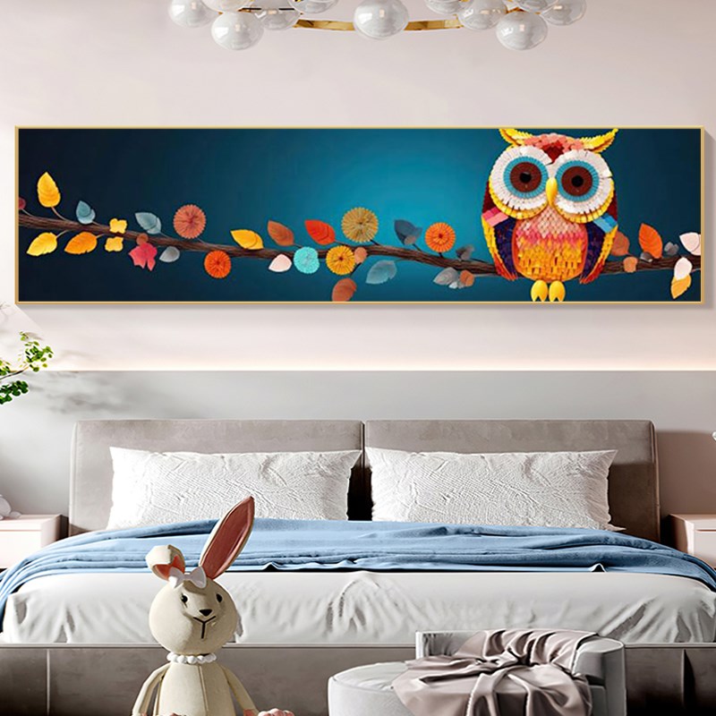 卧室床头装饰画现代猫咪狗狗客厅C沙发儿童房动物房间背景墙壁挂