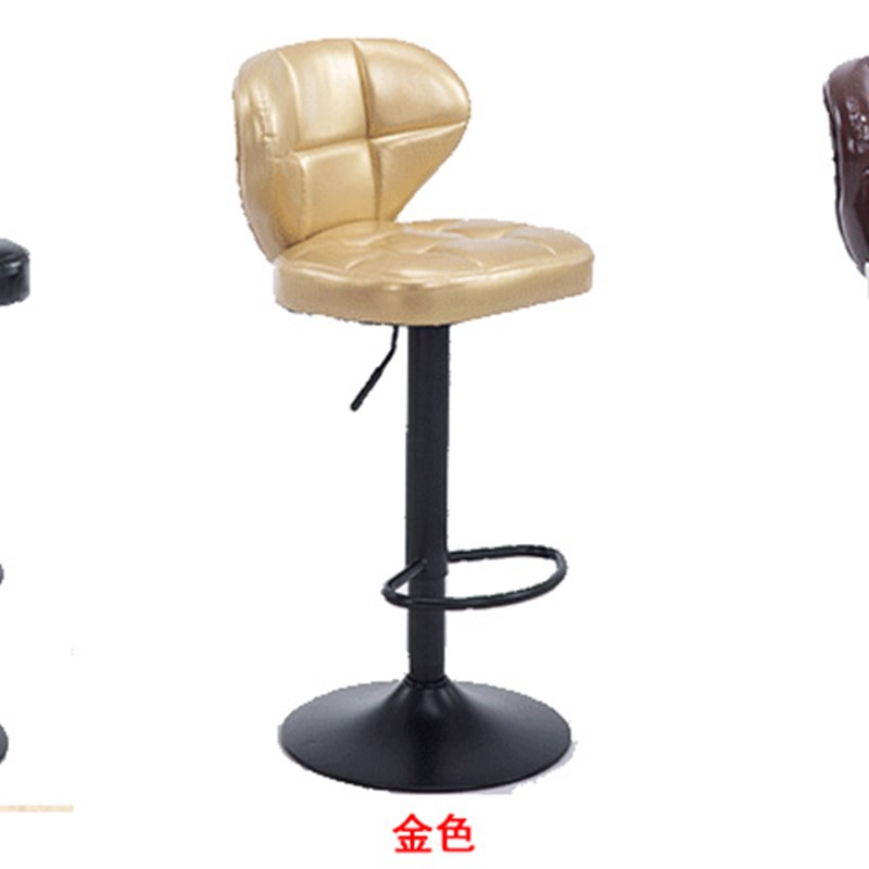 欧式升降吧台椅手机柜台酒吧椅前台接待会客椅子旋转收银高脚凳子