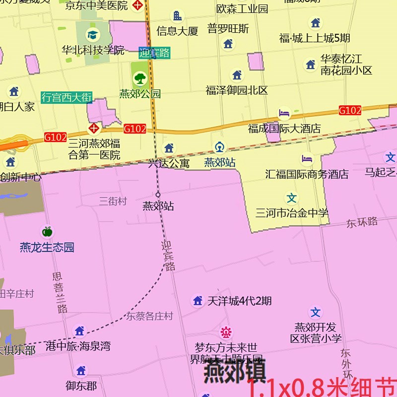 新款三河市地图定制县区书房办公室装饰画行政街道