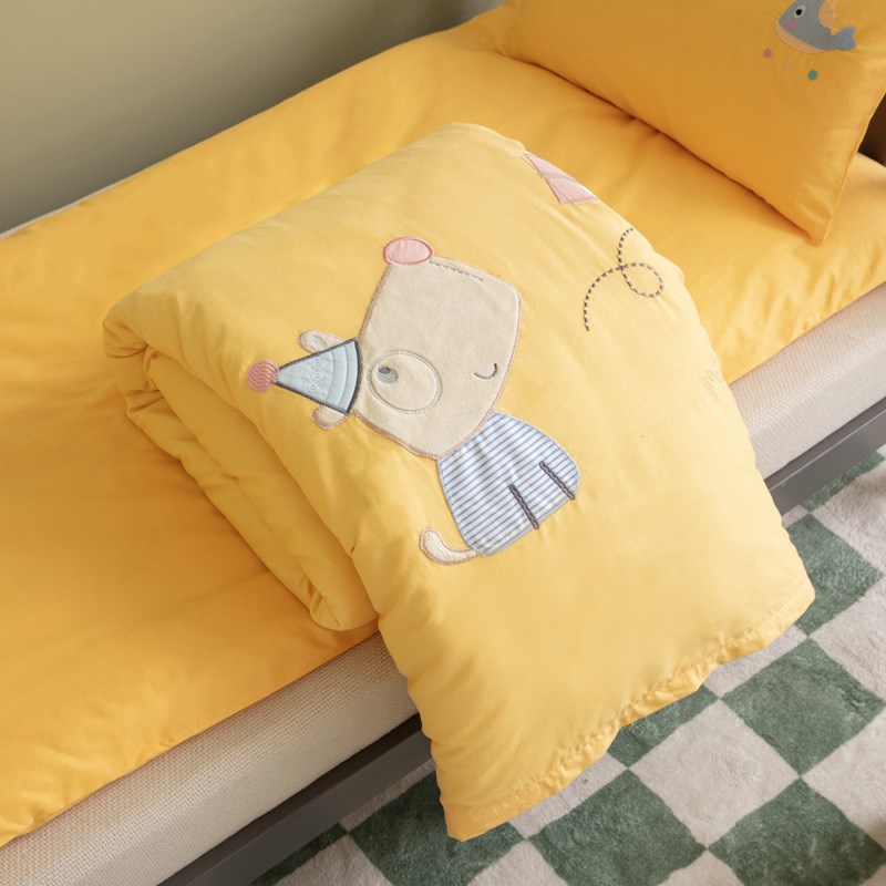 幼儿园被子三件套被褥六件套宝宝入园专用床品纯棉被套四儿童午睡