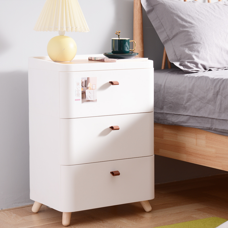 落地书架床头置物架卧室客厅储物架宿舍整理架子儿童玩具收纳柜子