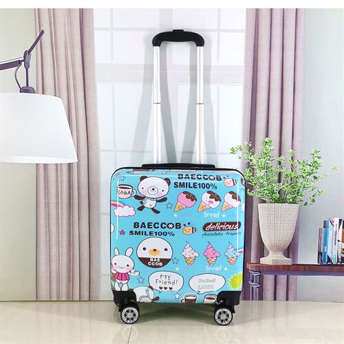 迷你轻便行李箱小型登机箱男w小号卡通拉杆箱女密码箱18寸旅行箱