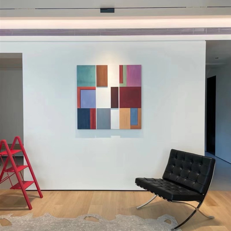 现代简约餐厅装饰画抽象花卉饭厅挂画客厅沙发背景墙卧室床头壁画图片