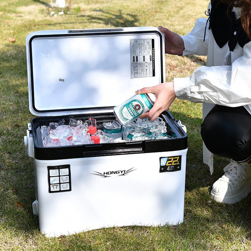 海钓箱全尺寸保温箱10L-85L大容量车载保冷保鲜带背带冷藏箱船钓