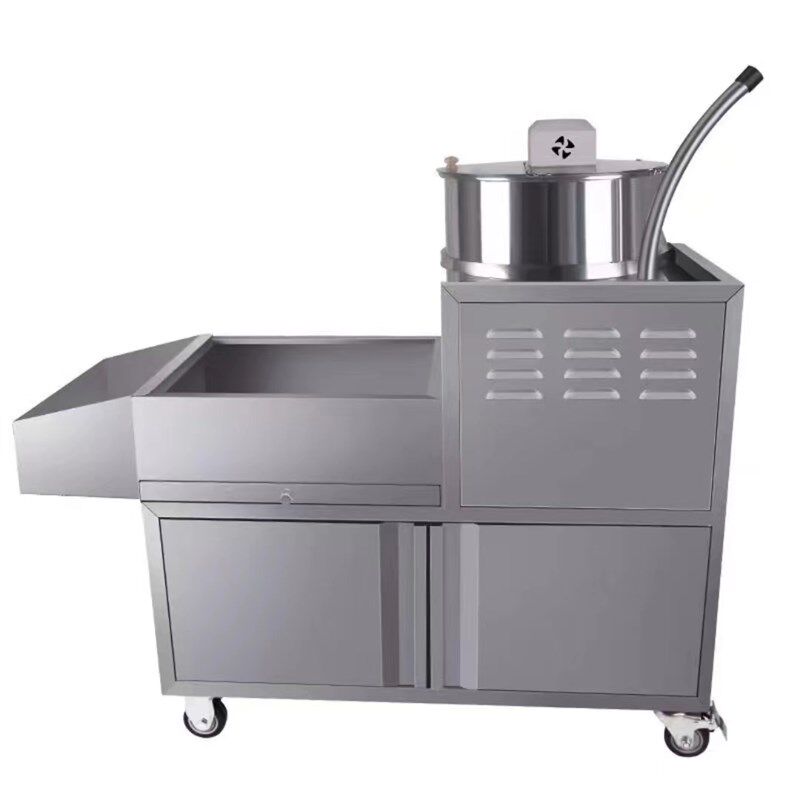 网红奶油爆米花机器商用全自动燃气新款球形蝶形爆米花推车机摆摊