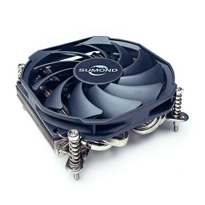 下压镀镍12代12400ITX电脑机箱32高薄款cpu散热器115X 1700 1366