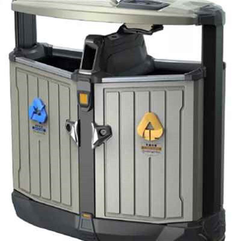 新款厂促德澜仕新款户外垃圾桶小区公园室外大码分类环保时尚