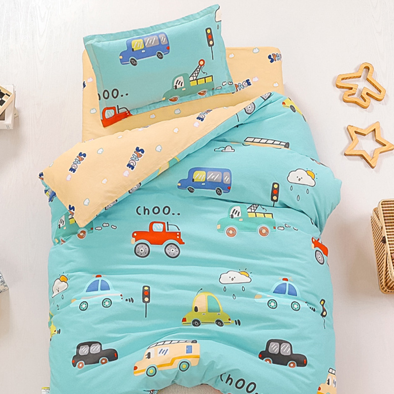 全棉纯棉幼儿园被子三件套被褥六件套宝宝午睡入园婴儿童床上用品