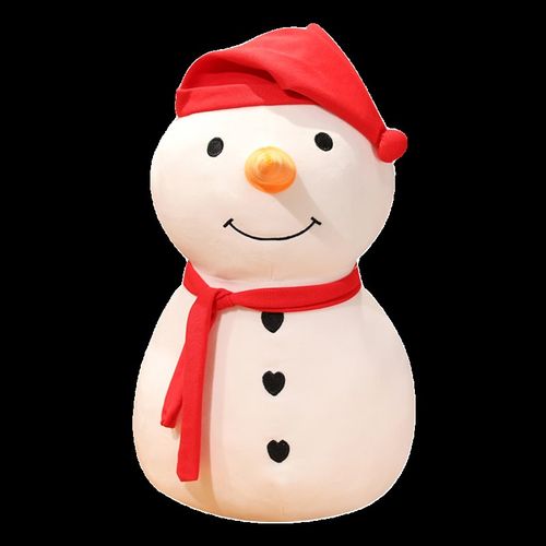 雪人公仔白色玩偶毛绒玩具大号儿童布娃娃抱枕送女朋友圣诞节礼物