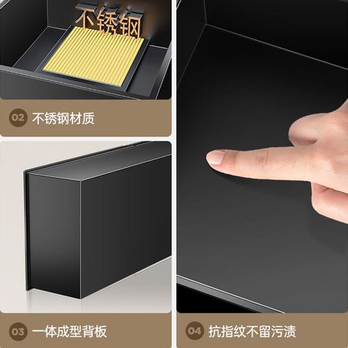 304不锈钢壁龛嵌入式卫生间柜隔板金属浴室镜柜下置物架定制窄款