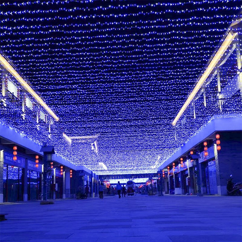 LED七彩霓虹灯灯串闪灯户外防水满天星树木街道装饰彩灯氛围景观