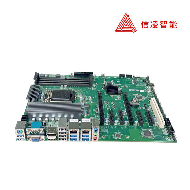 信凌Q470/Z490 ATX大母板 10代/11代 6PCIE视觉工控主板