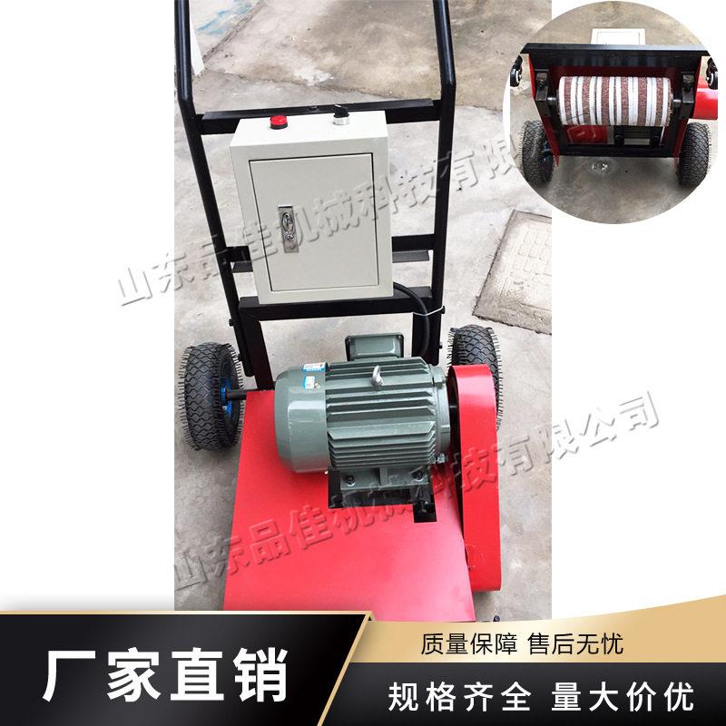 学校旧塑胶跑道翻新机 手推式体育场地砂光机 篮球场地面打磨机