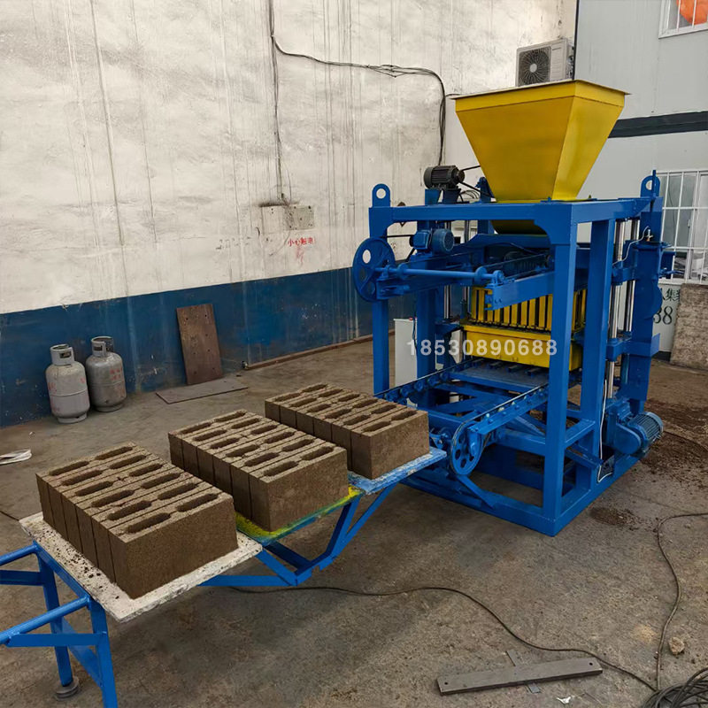 brickmachine免烧制砖机全自动液压砖机水泥空心砖机路沿石砖机