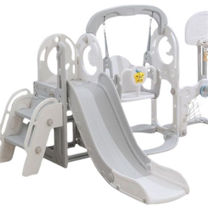 滑滑梯儿童室内家用2至8岁宝宝家庭多功能小型组合滑梯秋千二合一