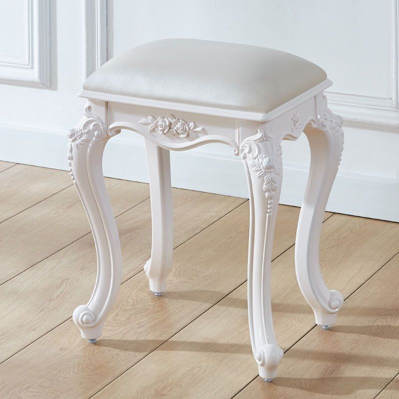 欧式美式梳妆台凳子化妆凳软包小方凳家用椅公主卧室美甲凳古筝凳