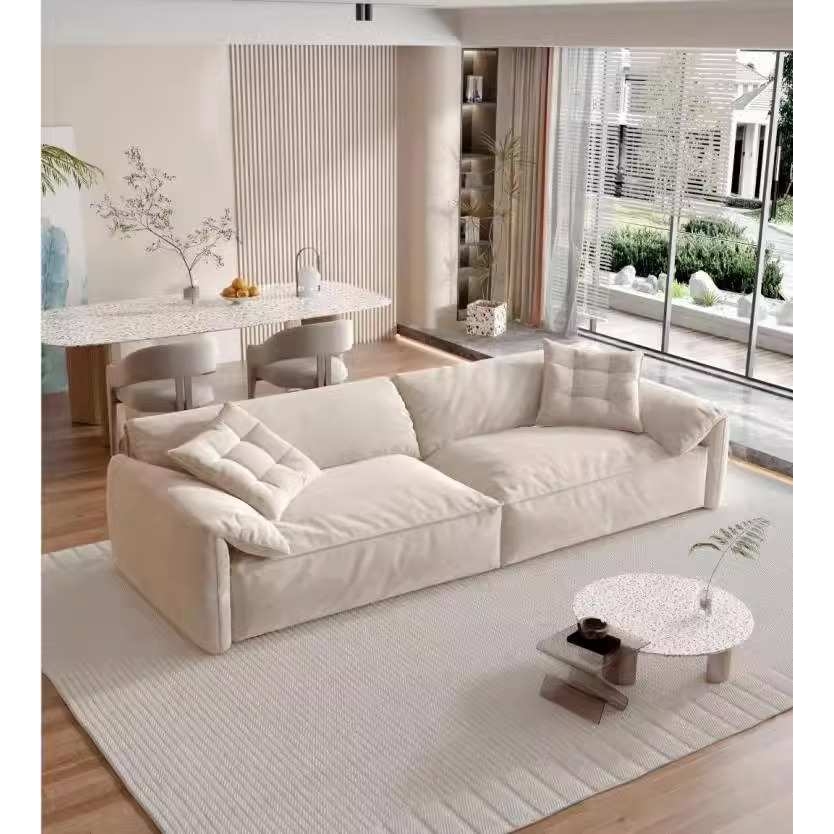 I1baxter耳科技布艺沙发意式极简小户型客厅出租房沙发茶几组