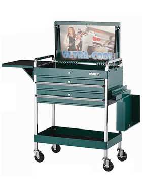 世达工具超炫双抽屉工具车95118超霸四抽屉工具车95119