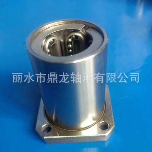 304材质不锈钢方法兰加长直线轴承SLMK20 25 30 40LGA钢保耐高温