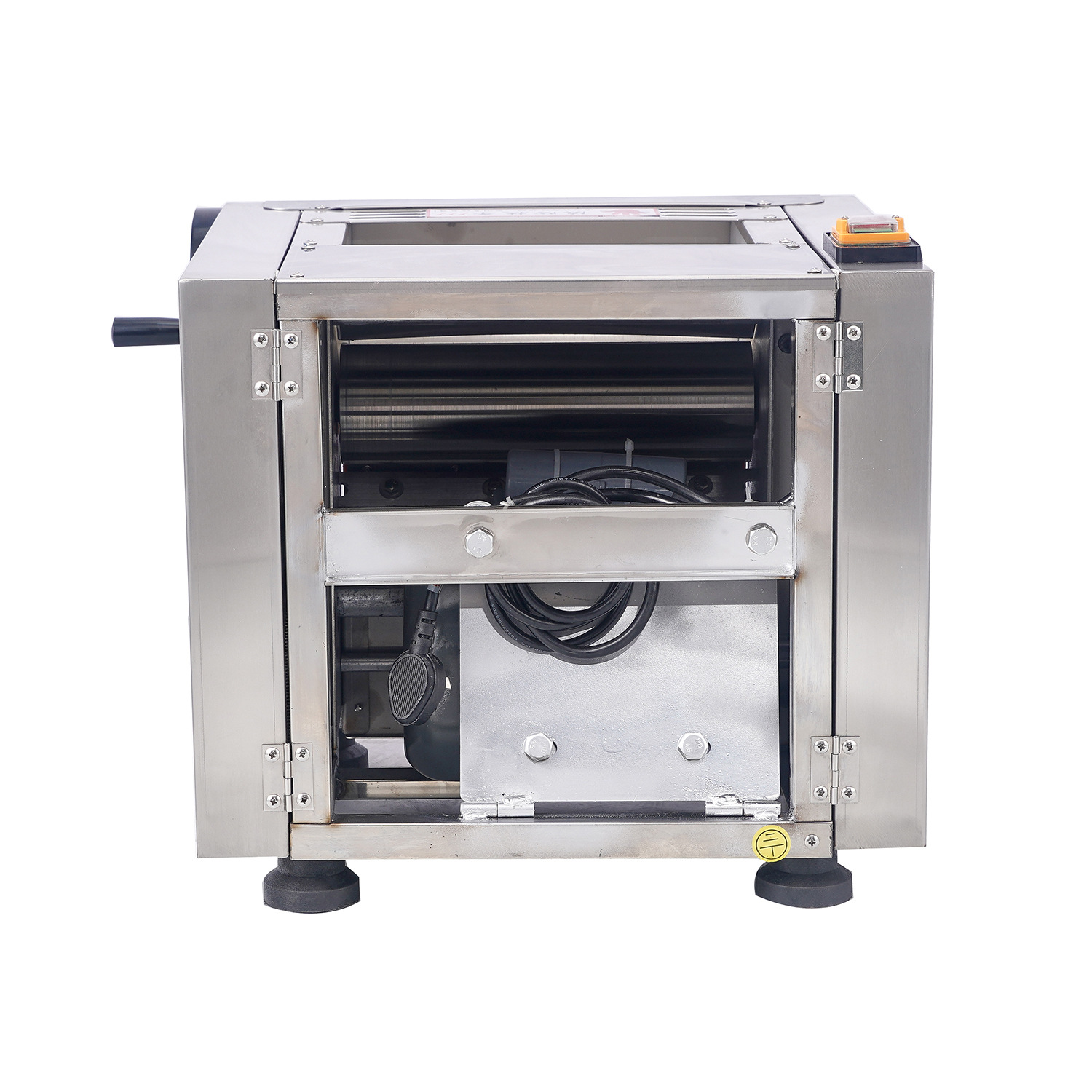 哇噢不锈钢商用高速压面机电动饺子皮擀皮机包子馒头揉面机面条机