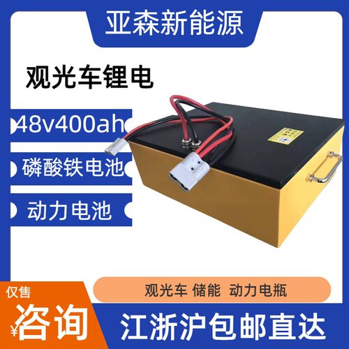 48V400ah铁锂动力电池电动高尔夫车电动四轮车用锂电池