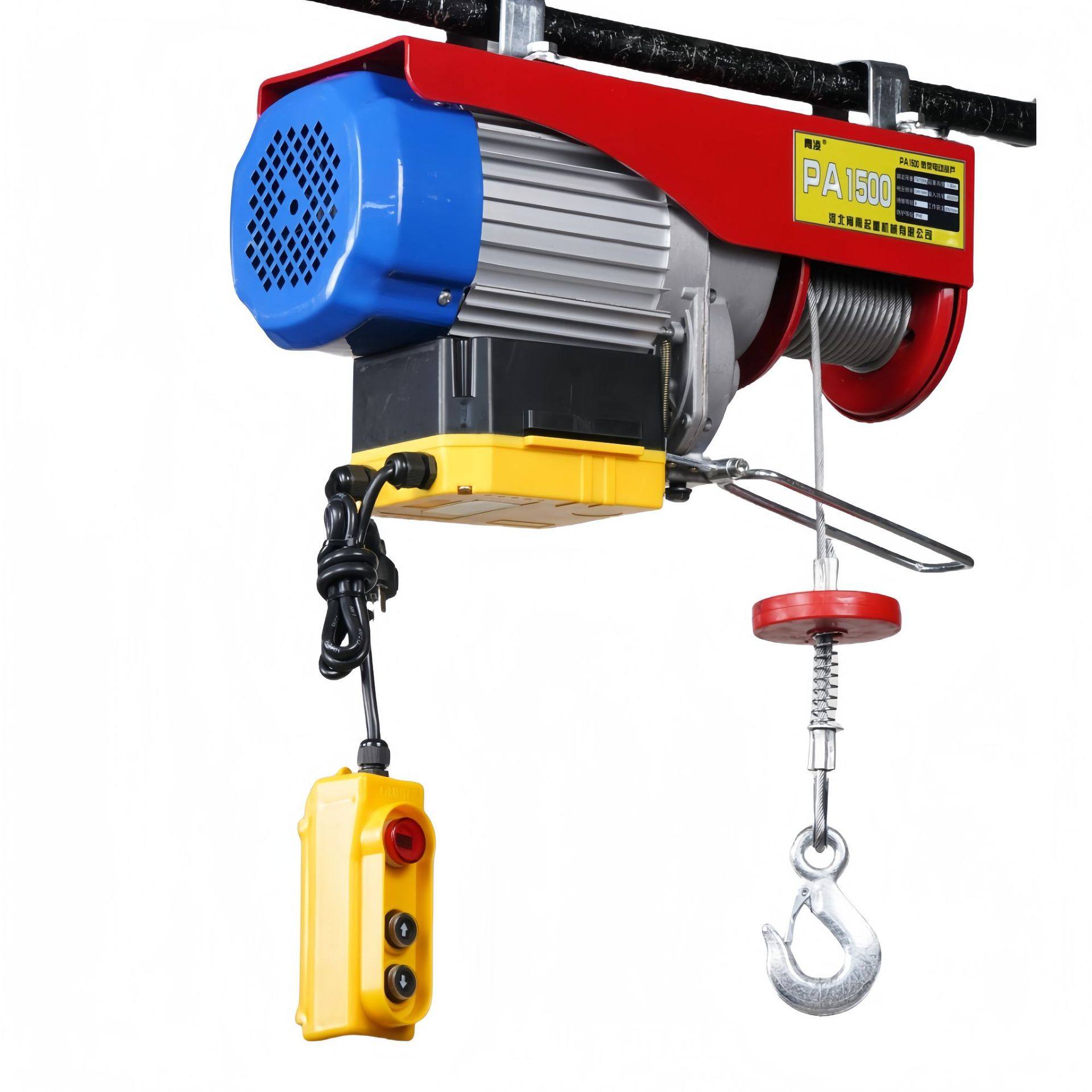 纯铜电机PA1500微型电动葫芦提升机起重机小型升降钢丝绳悬挂式,机械设备,其他机械设备,淘宝优惠券,粉丝福利购,淘宝优惠卷