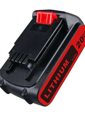 适用百得20V锂电池LBXR20 ASL186K ASL188K LDX120C电动工具配件