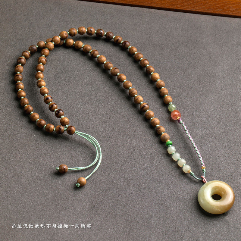 新中式沉香木手工吊坠挂绳无事牌佛牌单耳配绳古风编织绳链玉石绳,饰品/流行首饰/时尚饰品新,绳,淘宝优惠券,粉丝福利购,淘宝优惠卷