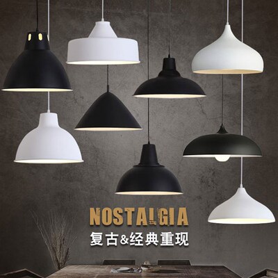 现代简约餐厅灯罩酒店商用奶茶店健身房民M宿办公室工程工业风吊