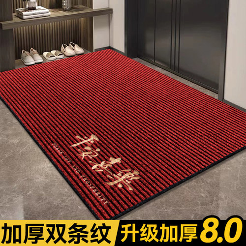 入户门地垫蹭土防滑脚垫耐脏耐磨免打F理垫子玄关高级吸水可裁剪