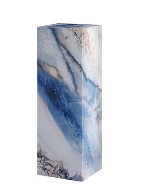 大理奢石摆件底座客厅玄关增高摆台立柱橱窗展示展览台岩板花架