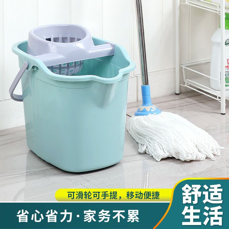 【加大厚】家用懒人拖把桶水桶免水洗拖地神器墩布桶旋转挤水桶