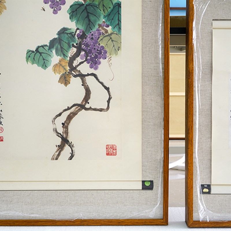菠萝格木I 立体框实物装裱实木相框现代简约画框定制国画卷轴订制